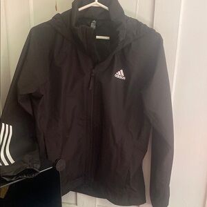 Adidas Black Windbreaker Jacket women’s small